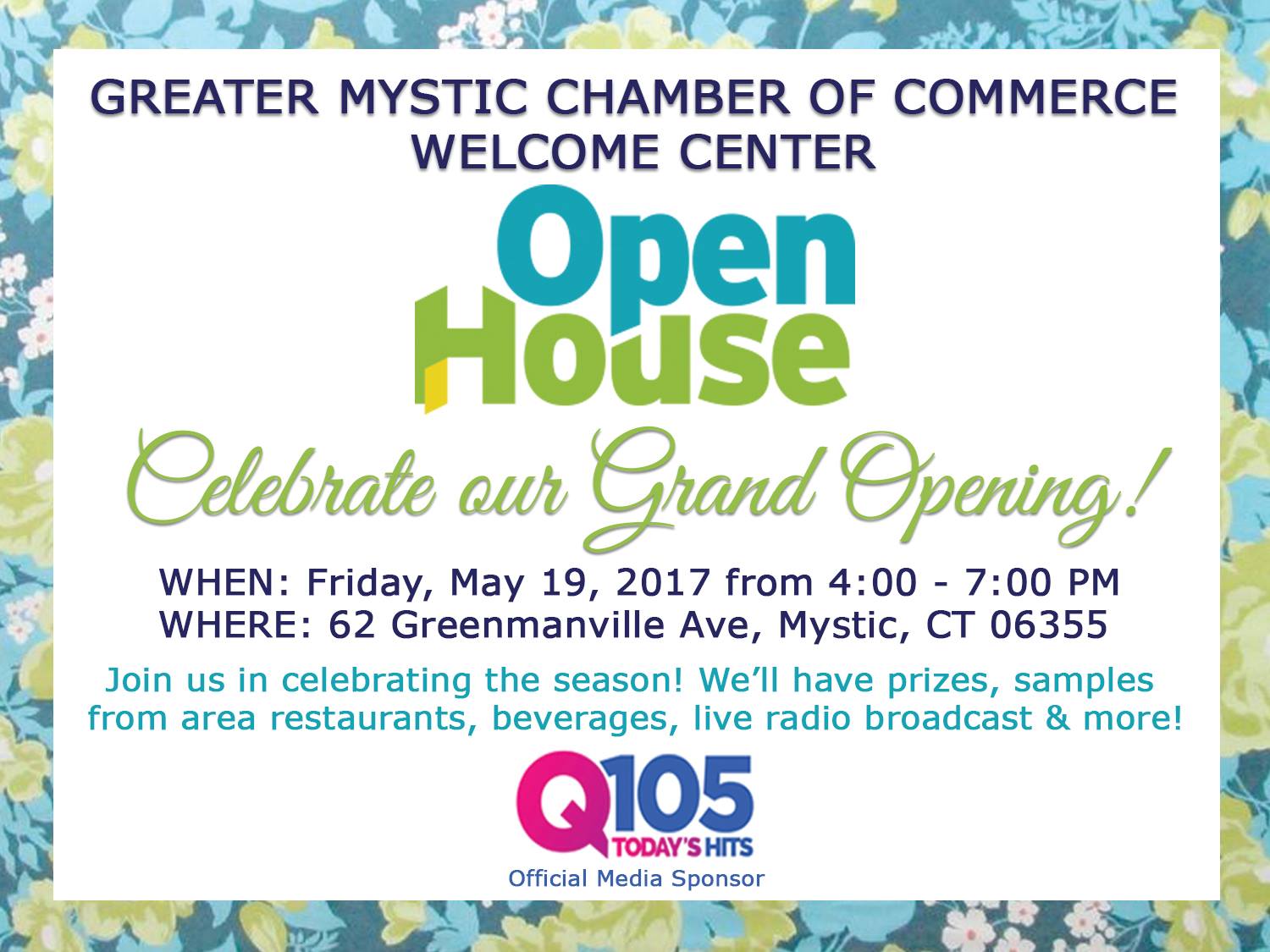 GMCC Welcome Center Open House graphic